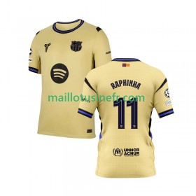 Maillot de Foot FC Barcelone Raphinha 11 Champions League Extérieur 2025-26